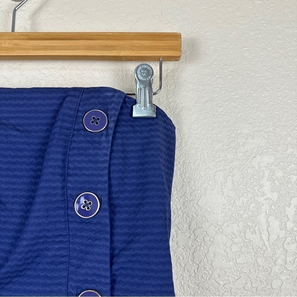 Lilly Pulitzer Women’s Vanna Strapless Mini Dress Nautical Navy Blue Size 4 - Picture 5 of 16